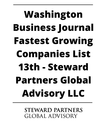 Washington Business Journal Fastest Growing Companies List 13th - Steward Partners Global Advisory LLC