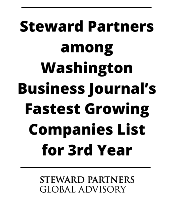 Steward Partners among Washington Business Journal’s Fastest Growing Companies List for 3rd Year